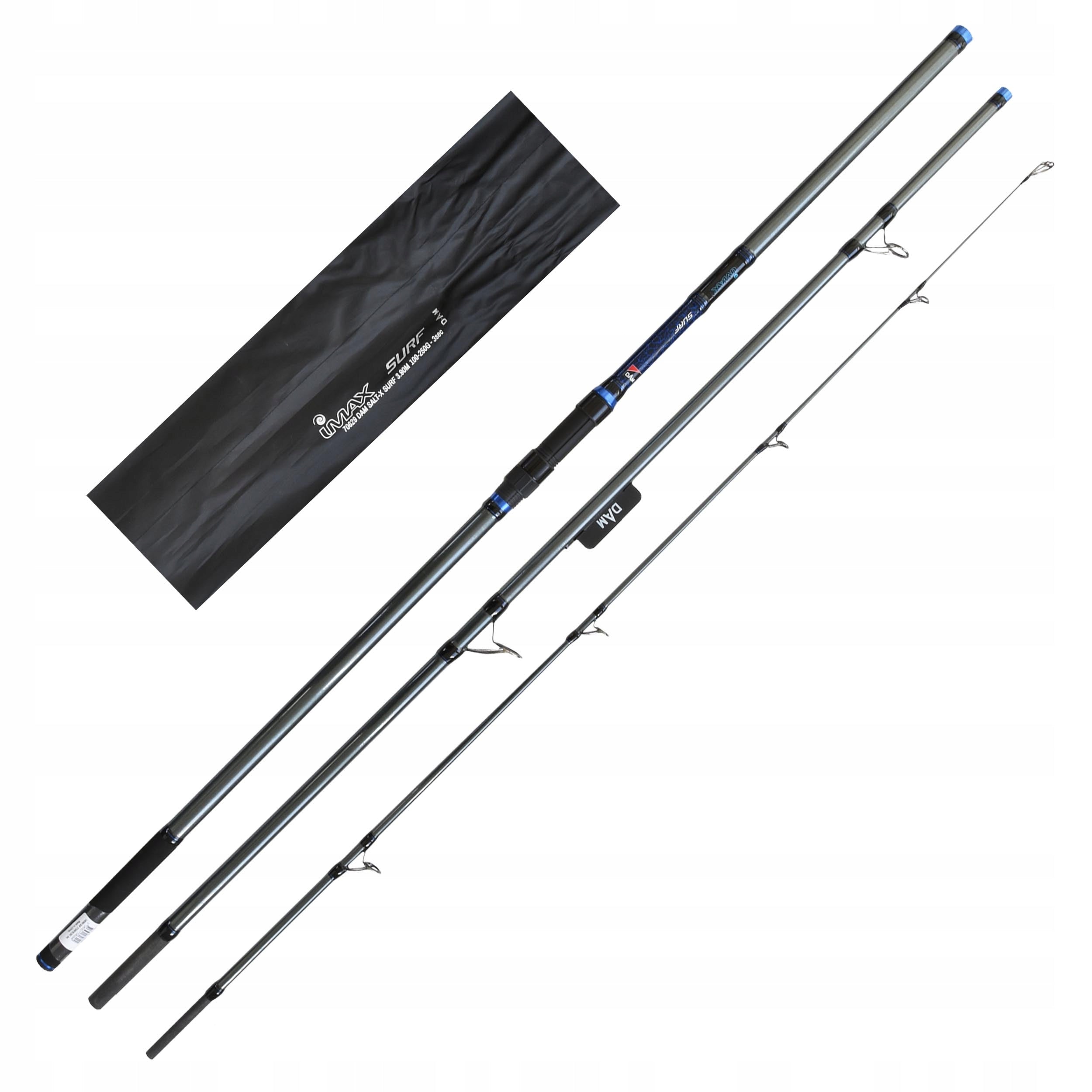 Sea fishing rod DAM Imax Surf 3.90m 100-250g