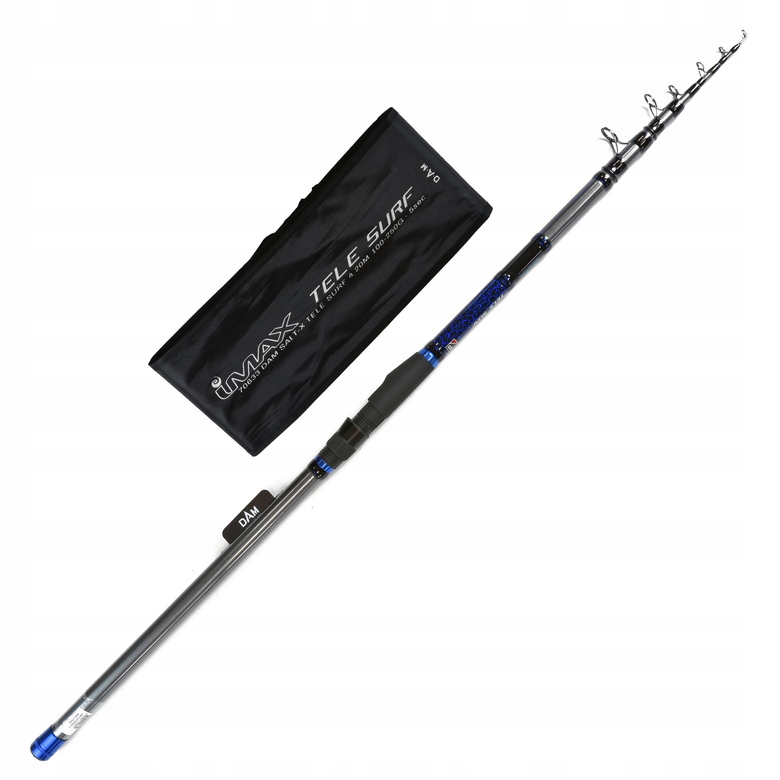Sea telescopic fishing rod DAM Imax Tele Surf 4.20m 100-250g