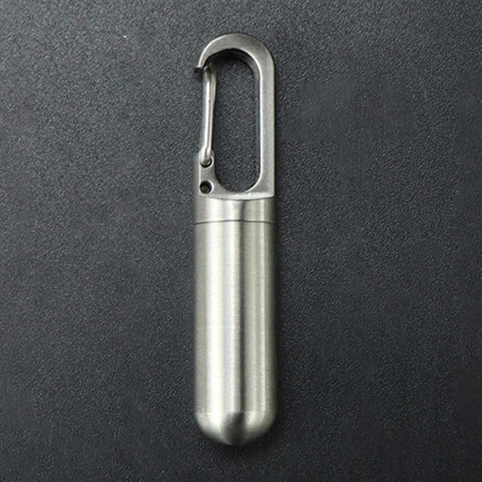 Sealed Pill Box Mini Pill Dispenser Keychain Waterproof Tablet Container XS Kind open bag