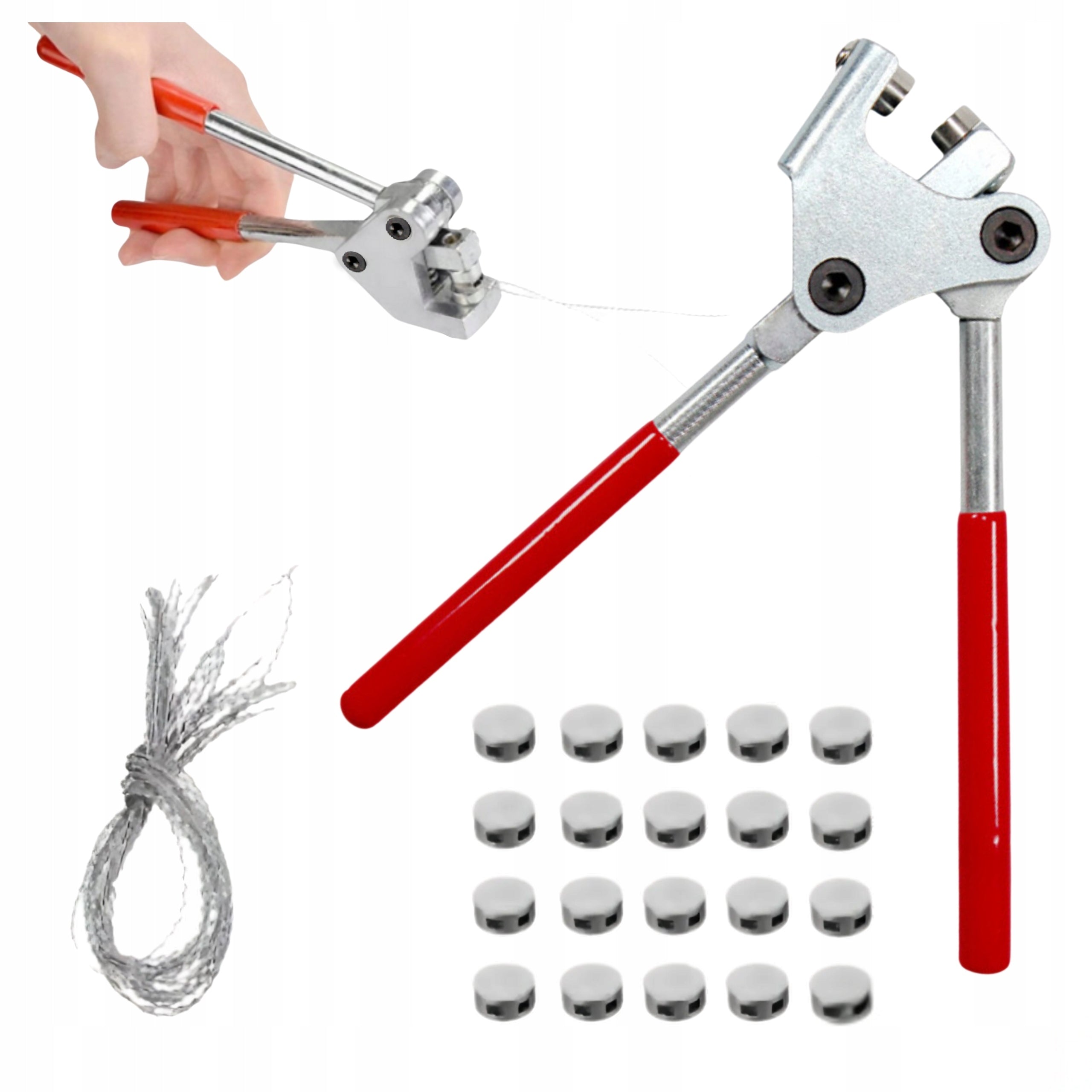Sealer Crimper Pliers 20 Pieces Seal Seals for Box Counters