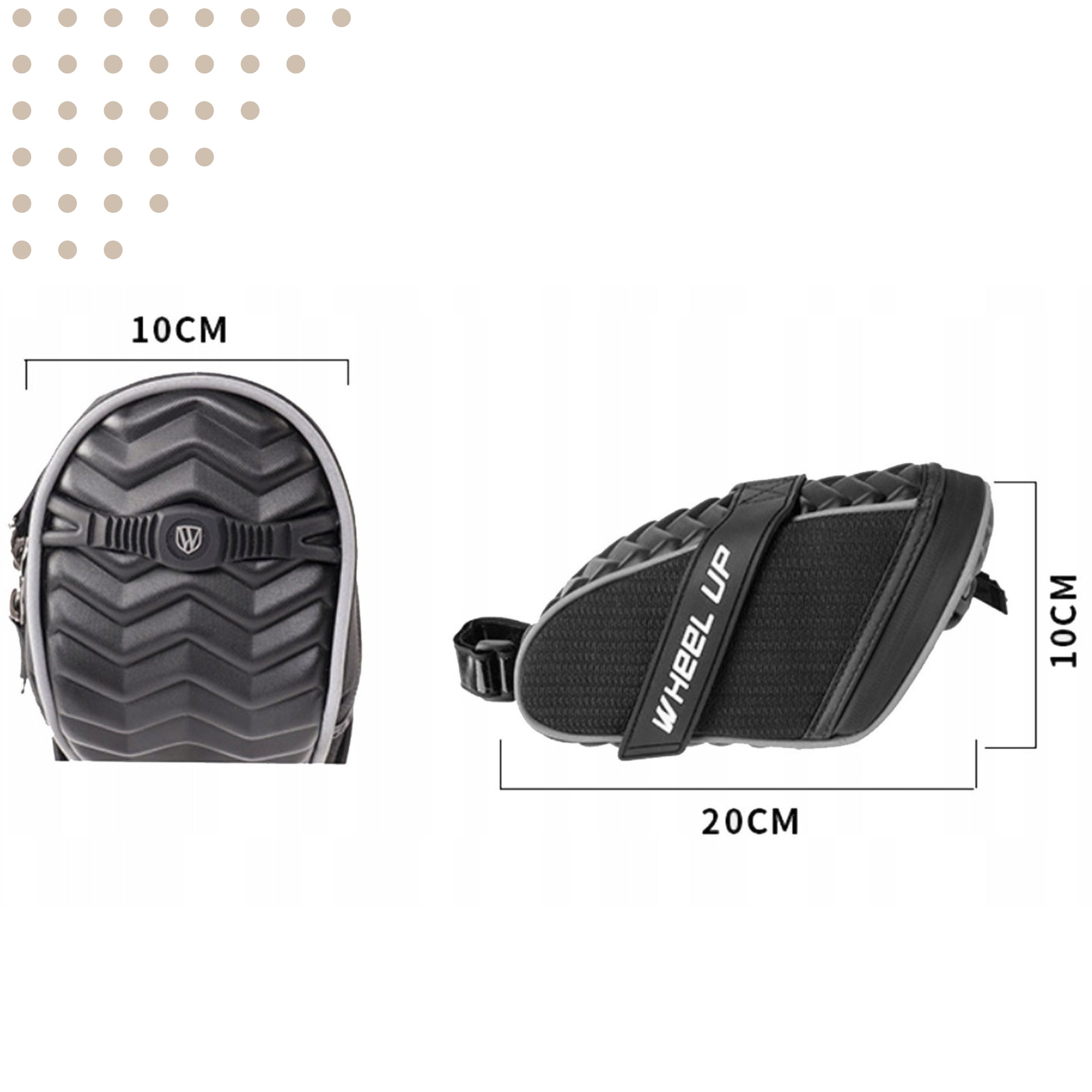 Seat Bag Seat Pouch Bicycle Saddle Pouch Rear Pouch Capacity 1 l