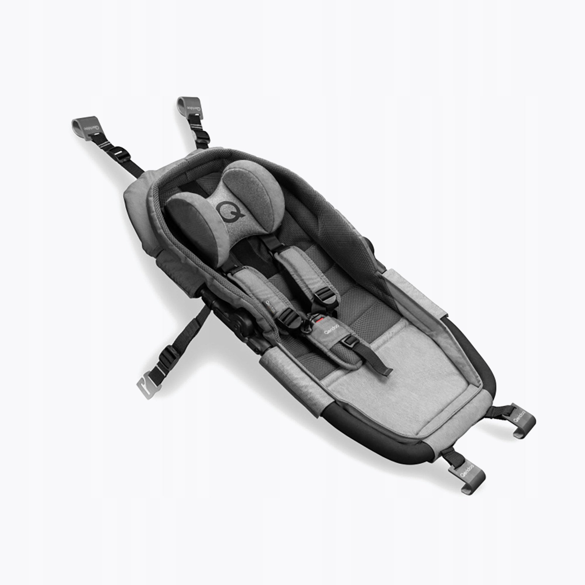 Seat for bicycle trailer Qeridoo Baby shell grey OS Manufacturer code A-HMPL-22-GR