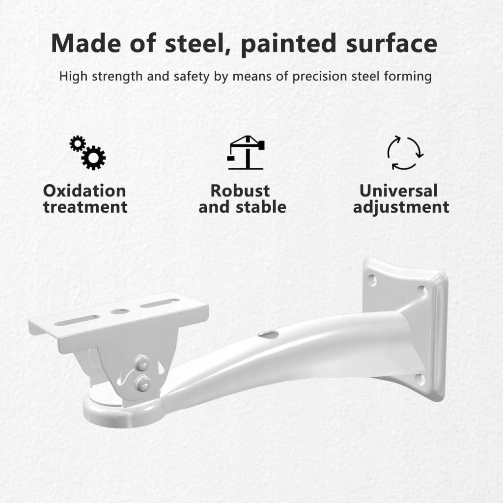 Security Camera Housing Mounting Bracket Metal for Bedroom Home Living Room Model Projector Shelf Device Holder 360 Degree Rotation