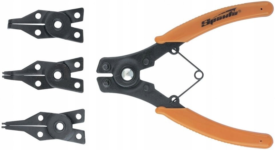 Seger pliers with interchangeable tips 150mm