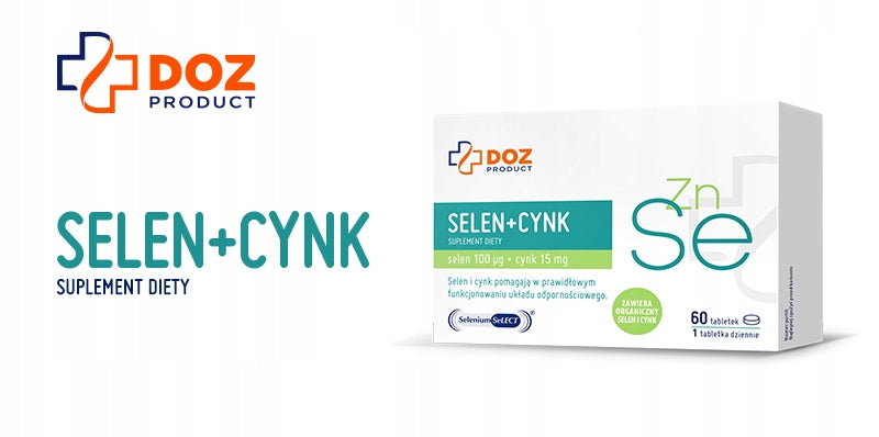 Selenium + Zinc, tablets, DOZ Product, 60 pcs. Brand DOZ Product