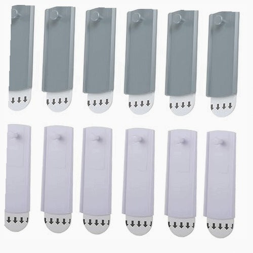 Self-Adhesive Wall Hooks for Picture Frames - No Drilling Required - Pack of 12