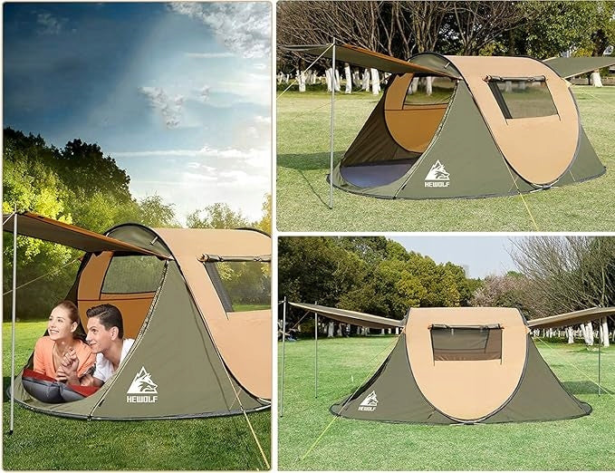 Self-Assembly Camping Tourist Tent For 2-3 People Light Manufacturer code Samorozkładający Się Namiot Dla 2-3 Osób