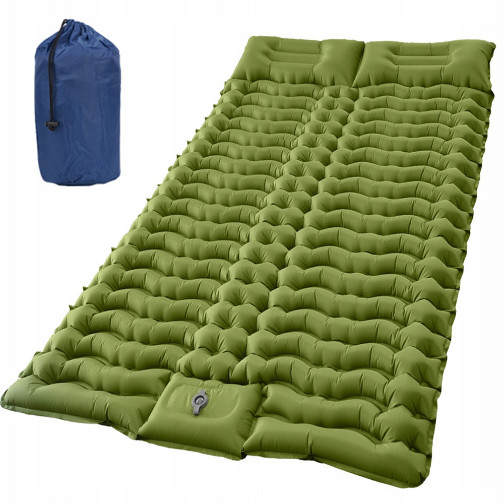Self-Inflating Mattress Double Tourist Inflatable Thickness 10 cm Lightweight