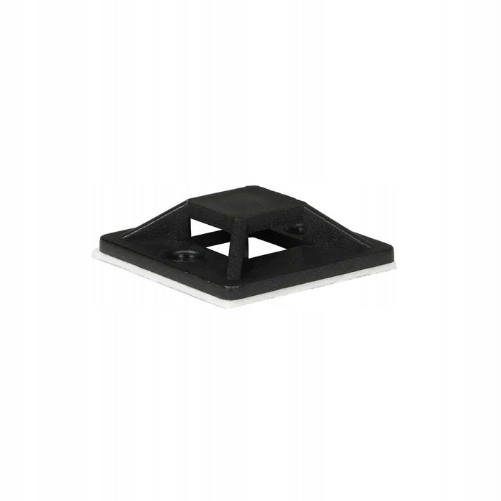 Self-adhesive clamps holders Lanview, 25mm x 25mm, 50 pcs, cz