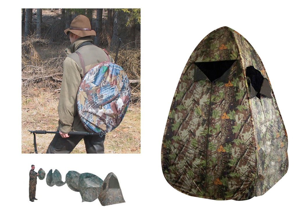 Self-folding tent / photo chat room