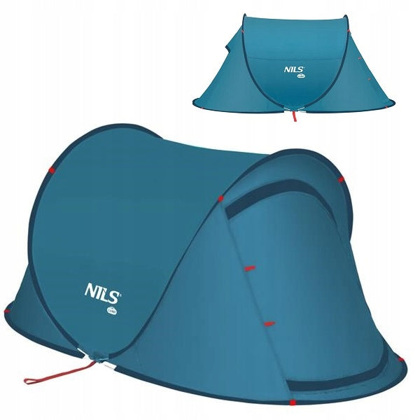 Self-folding tourist tent BIG great lightweight portable + 4 herrings