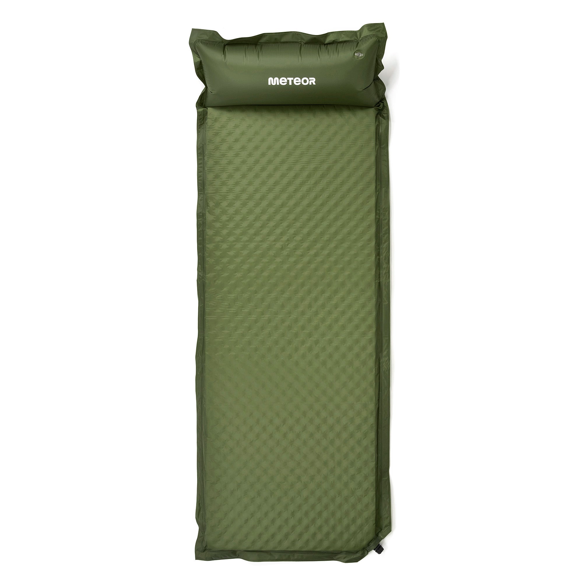 Self-inflating mat Meteor 188×66×3,8 cm green