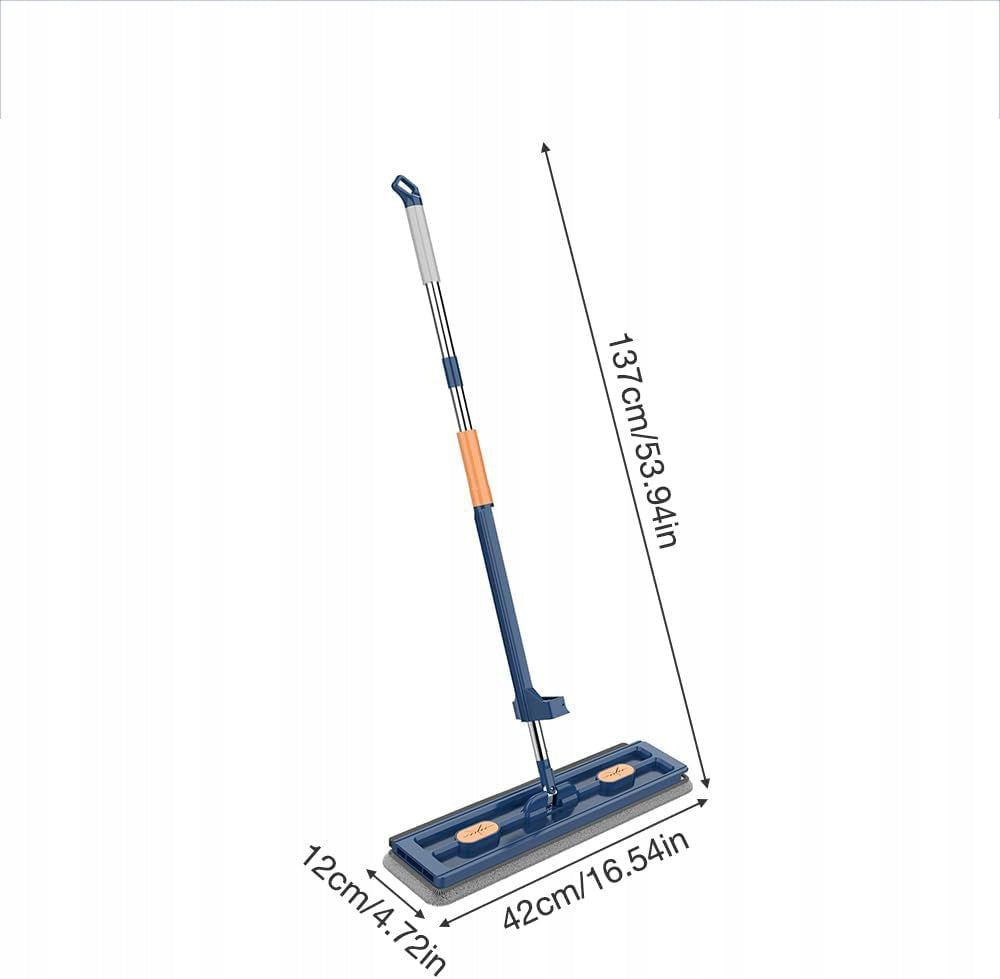 Self-pressing mop 132cm telescopic with microfiber and comb Brand no brand