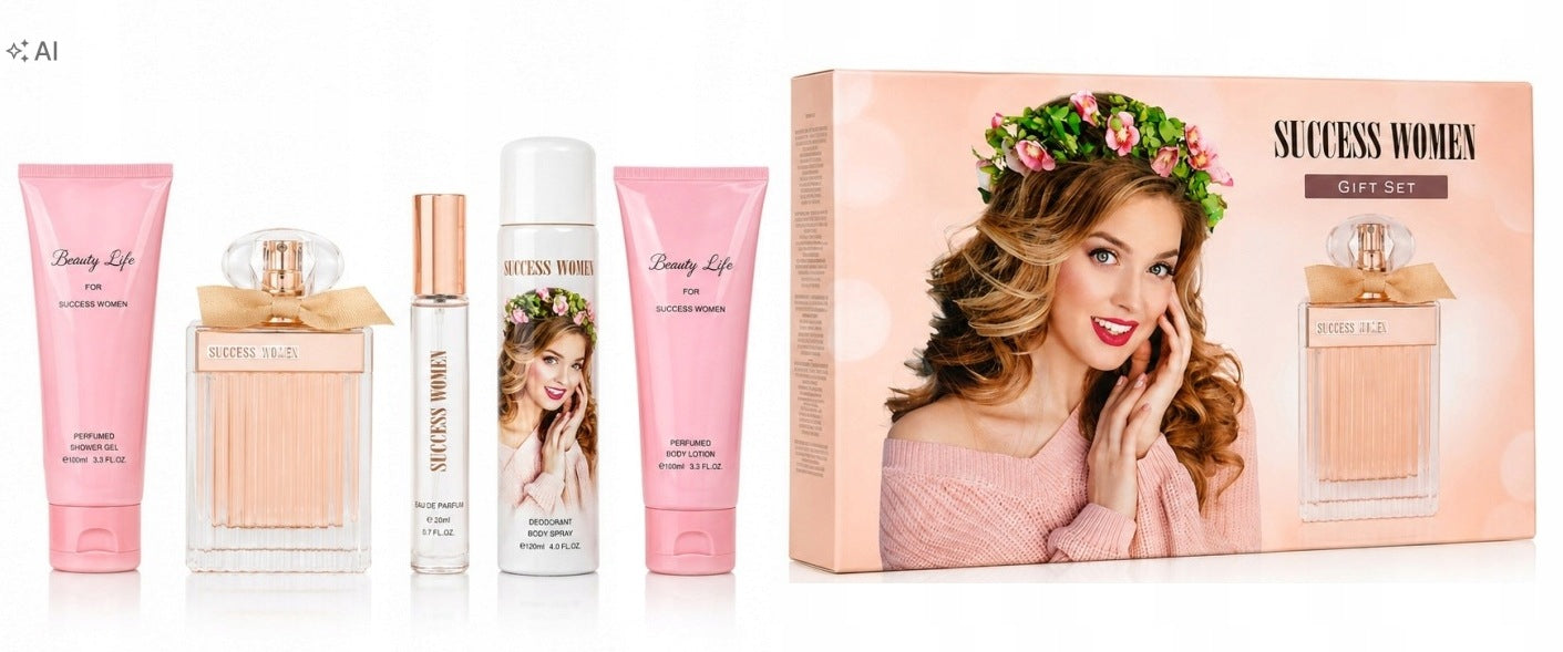 Sellion Sucess PINK 5-Piece Gift Set for Women