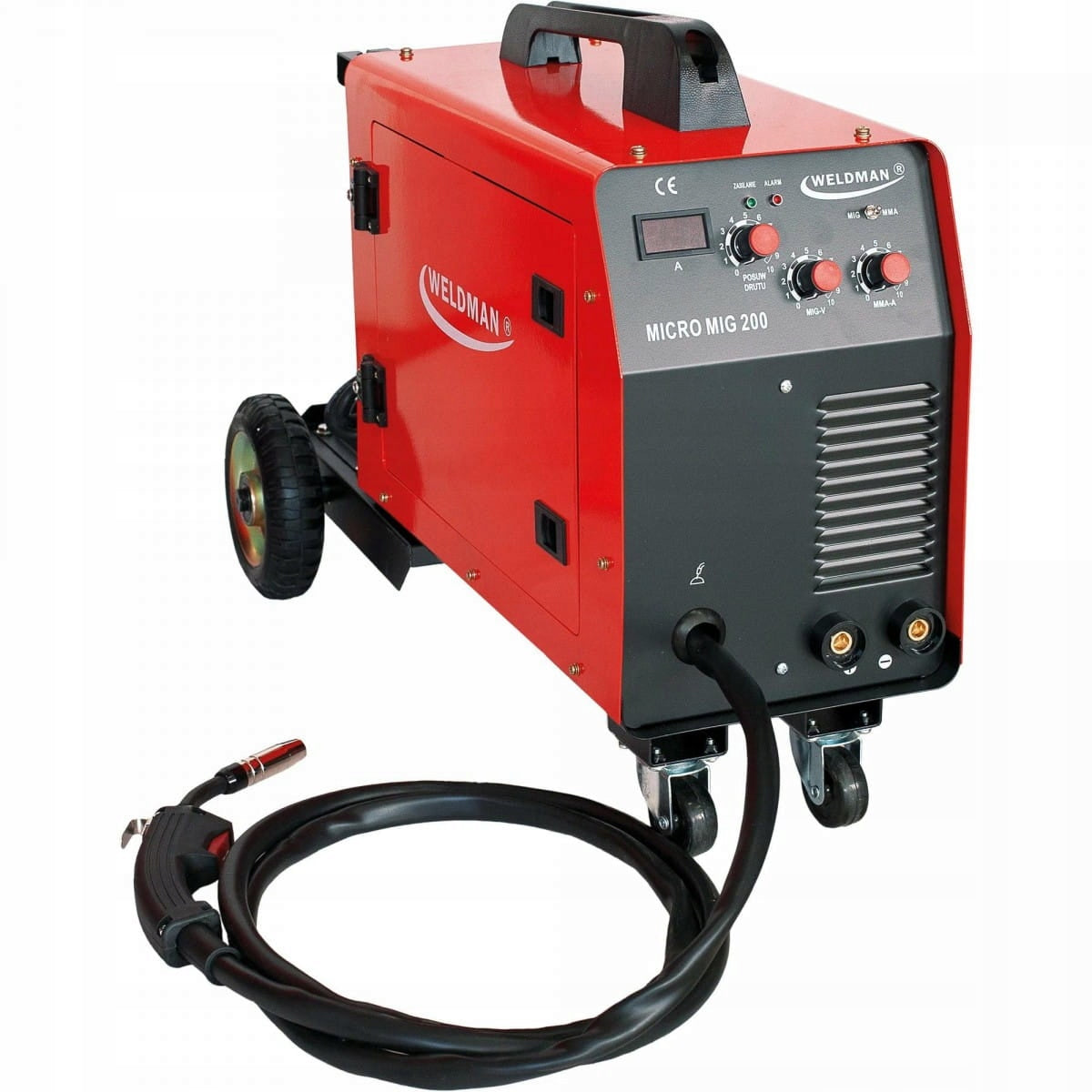 Semi-automatic MIG/MAG welding machine, MMA Weldman 20-200 A 230 V