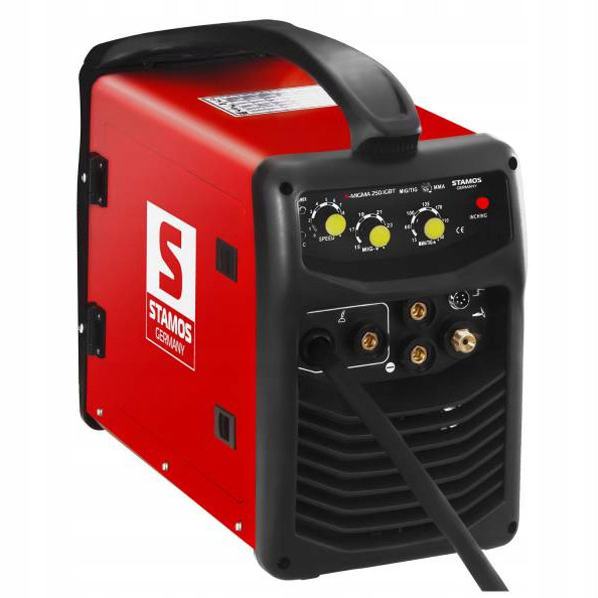 Semi-automatic migomat welding machine Stamos Germany 250A IGBT MIG MAG TIG MMA 230V Brand Stamos
