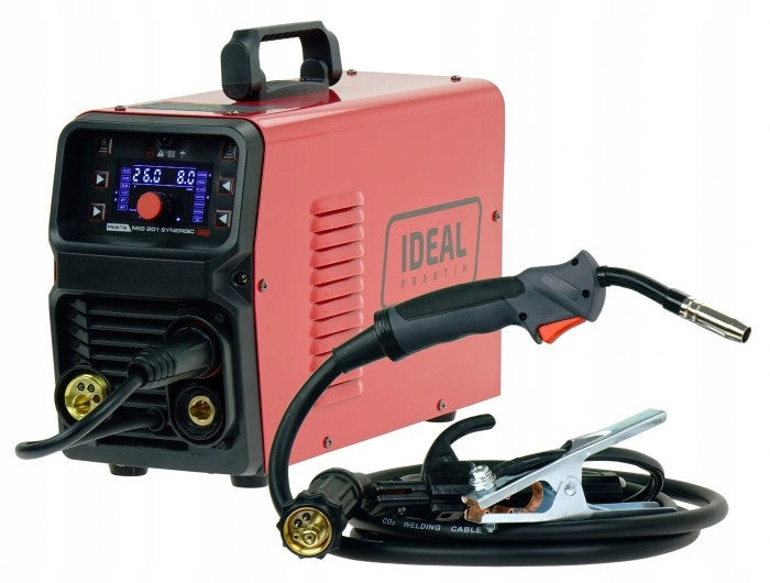Semi-automatic welding machine Badek PRAKTIK MIG 201 SYNERGIC (LED) Brand IDEAL
