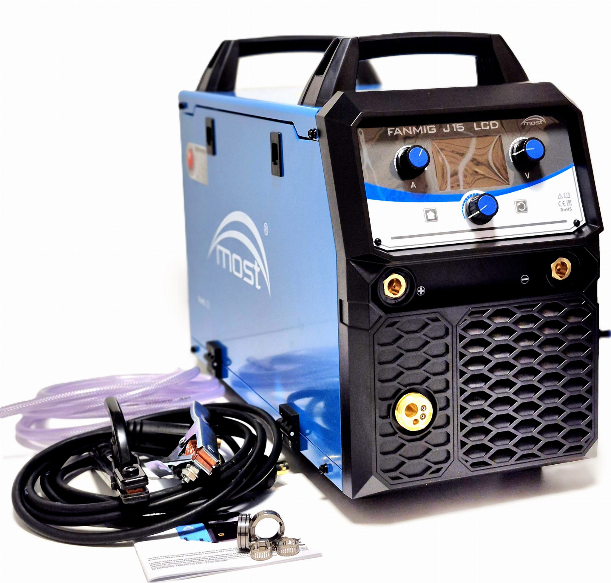Semi-automatic welding machine FANMIG J15 LCD MOST MIG/MAG MMA TIG method