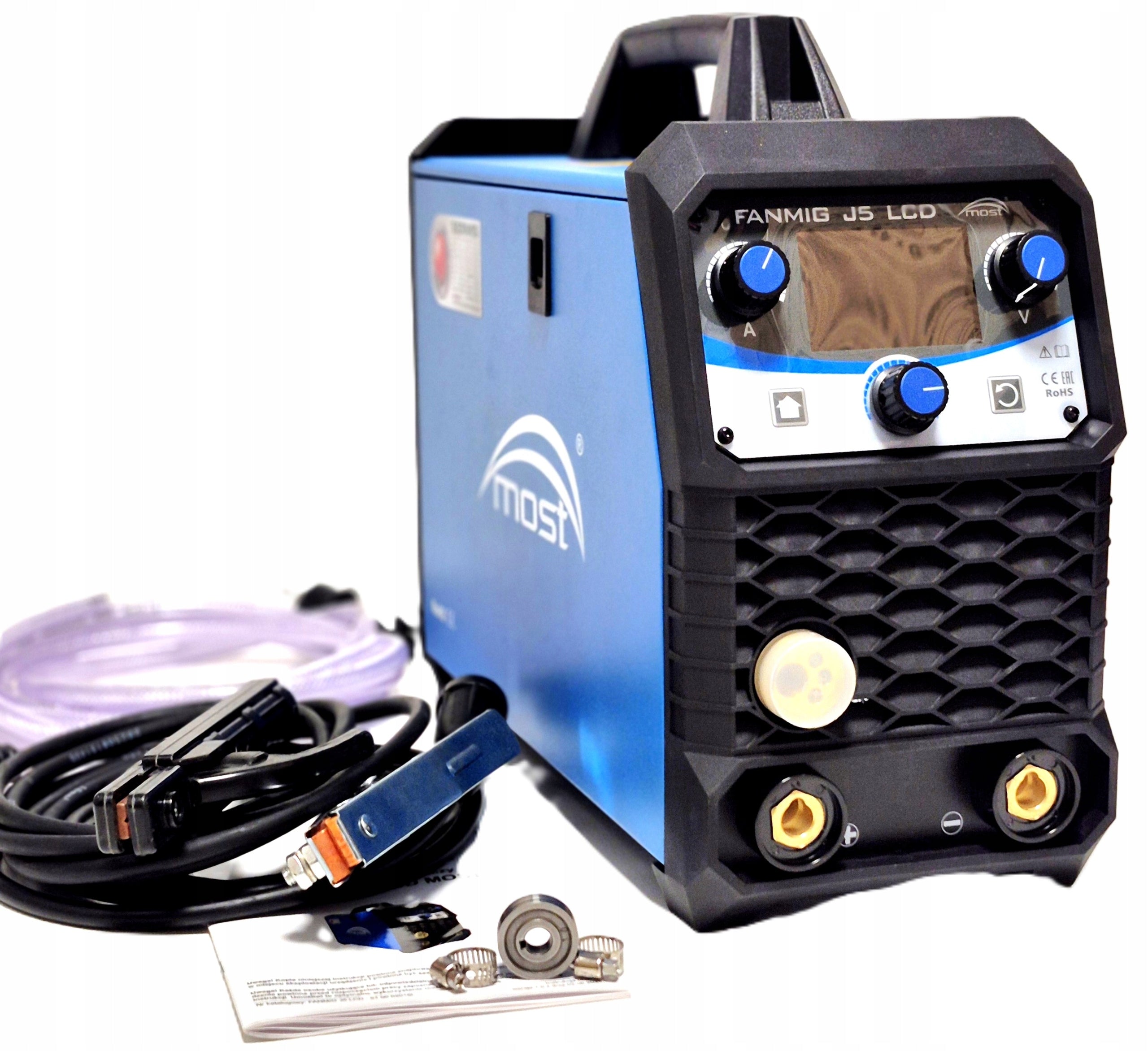 Semi-automatic welding machine FANMIG J5 LCD MOST MIG/MAG MMA 230V