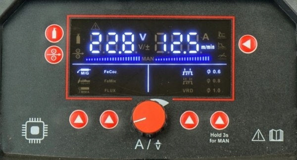 Semi-automatic welding machine IDEAL TMIG221SYN Manufacturer code TMIG221SYN