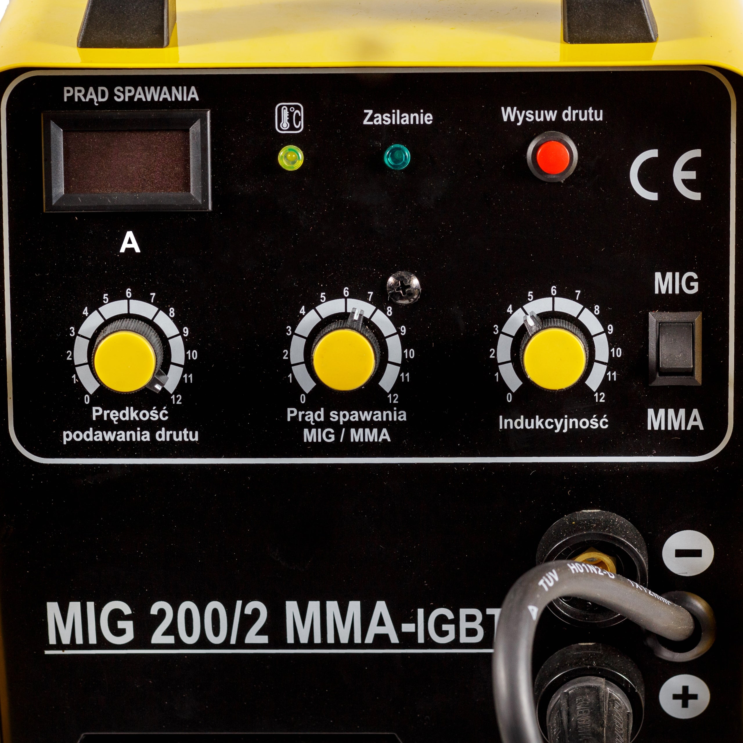 Semi-automatic welding machine MAGNUM MIG 200/2 230/400V MIG/MAG MMA FLUX Manufacturer code U MI 200/2 KN SOLO