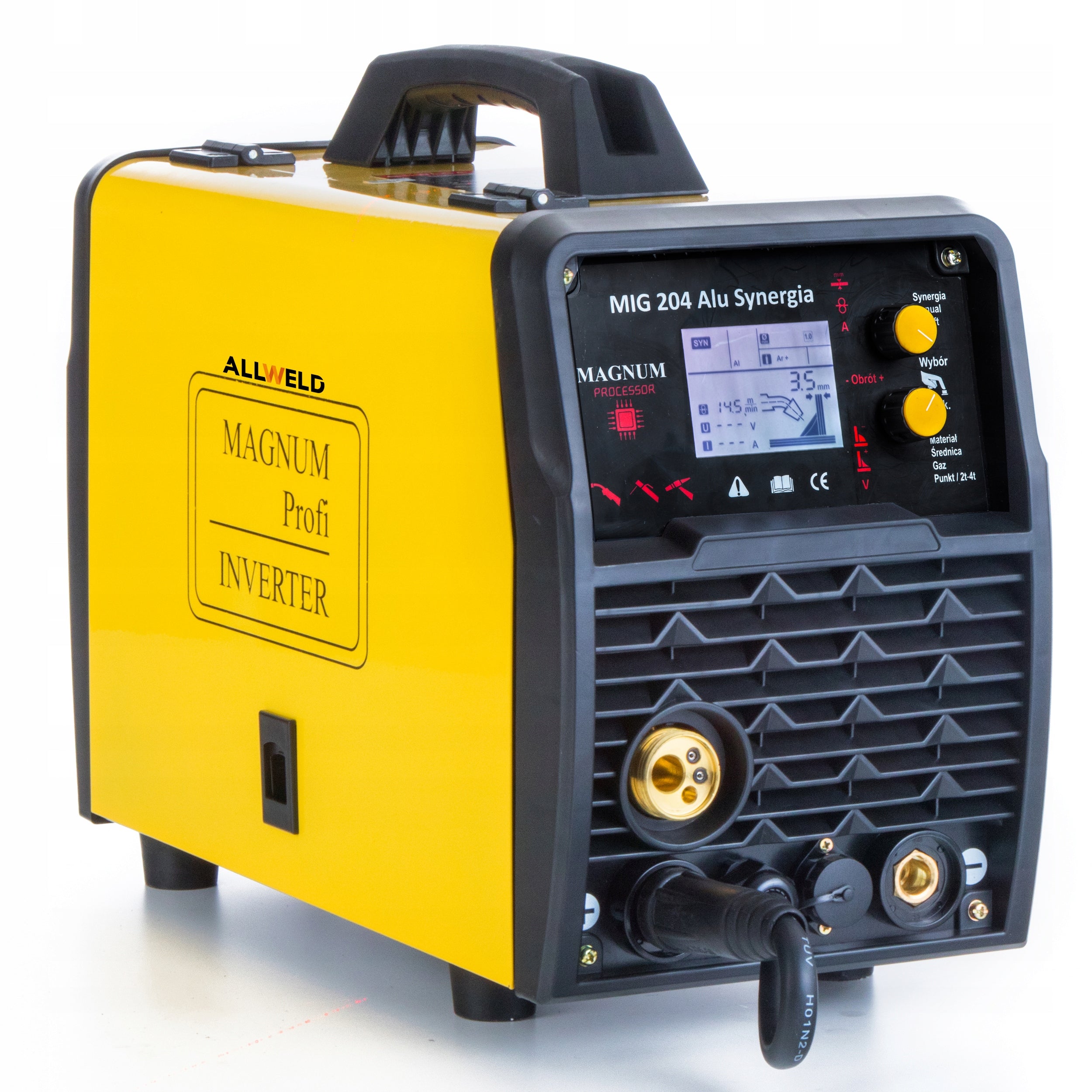 Semi-automatic welding machine MAGNUM MIG/MAG 204 ALU SYNERGY Brand Magnum