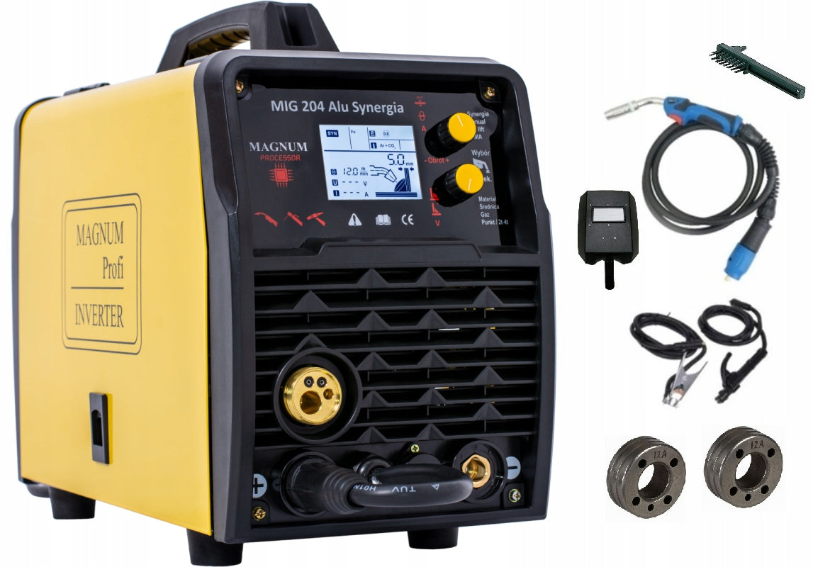 Semi-automatic welding machine MAGNUM MIG/MAG 204 ALU SYNERGY