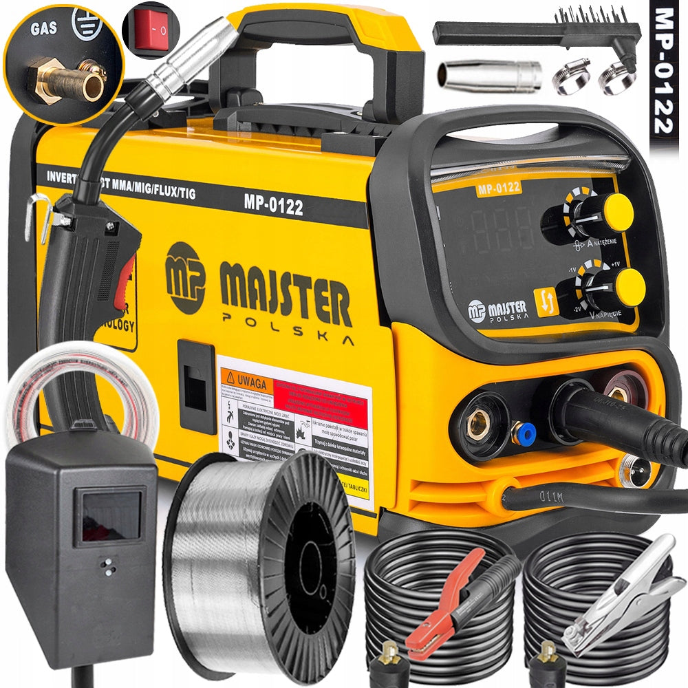 Semi-automatic welding machine MIG/MAG, MMA, TIG A 230 V MP0122pro