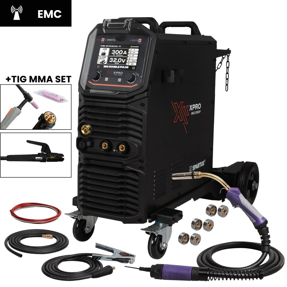 Semi-automatic welding machine MIG TIG MMA SPARTUS XPro 300 Dual Pulse 400V