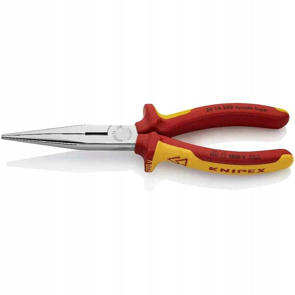 Semicircular cutting pliers elongated 200 mm 1000V KNIPEX (2616200) Additional information 1000V certificate hardened jaws