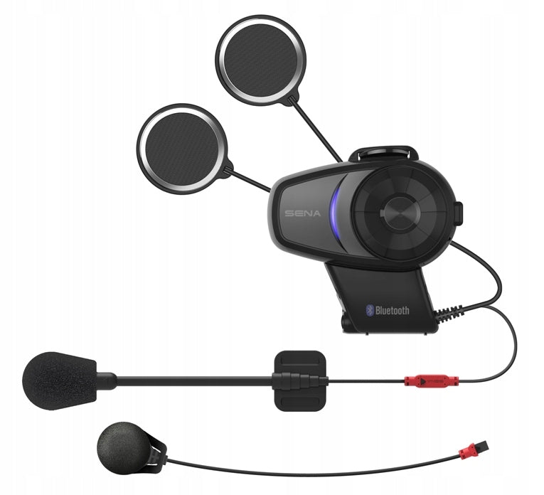 Sena 10S (solo) BT 4.1 to 1600m motorcycle intercom with universal set