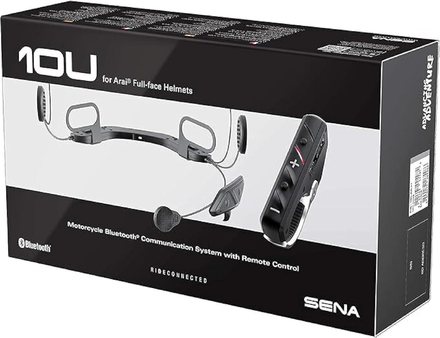 Sena 10U Bluetooth Intercom Motorcycle FM Radio Noise Control Manufacturer's catalog number 10U-AR-11