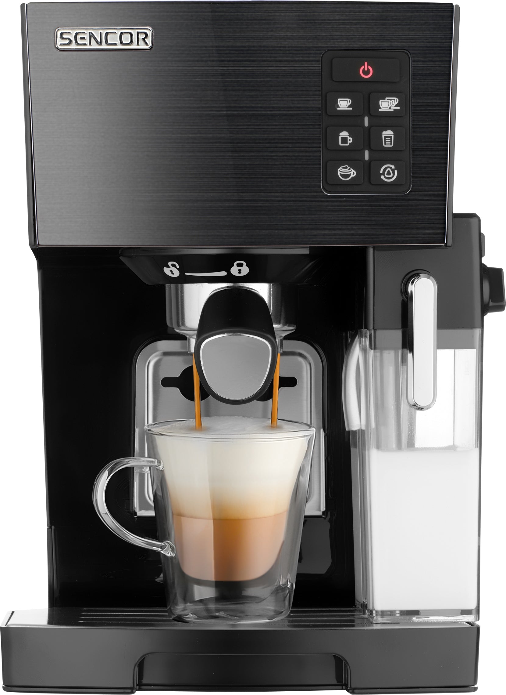 Sencor SES 4050SS-EUE3 1450 W Automatic espresso machine , Black
