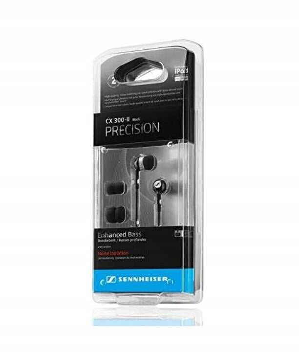 Sennheiser CX 300-II Precision In-Ear Headphones Wired Black Manufacturer code 502737