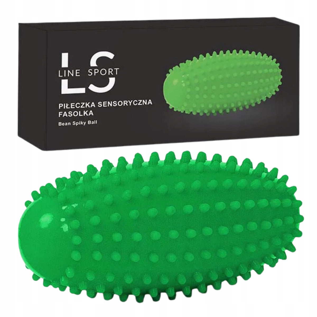 Sensory Ball Massage Beans Bean Spiky Ball Line Sport PVC Green Medical device yes