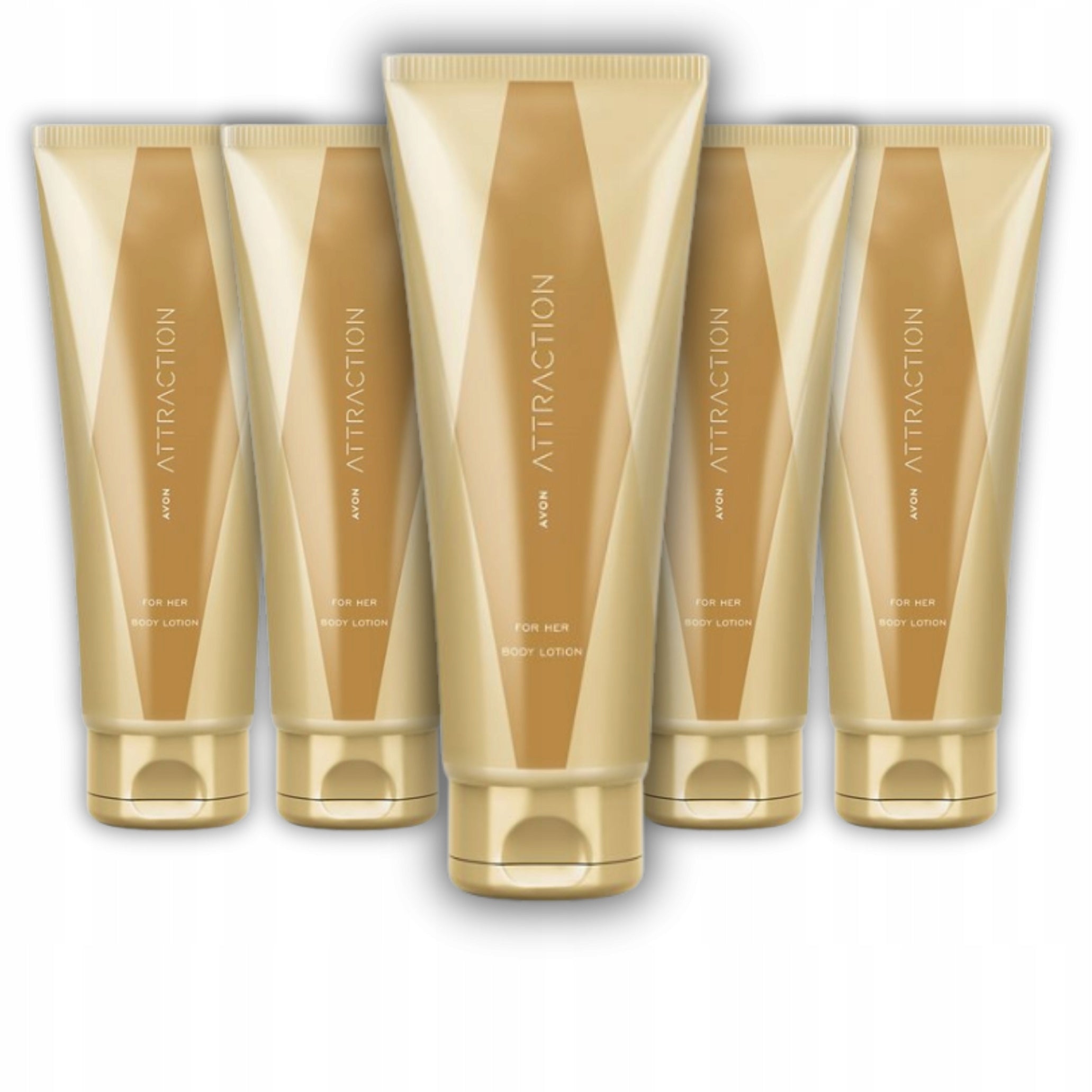 Set AVON 5 x Perfumed Lotion Attraction 125 ml