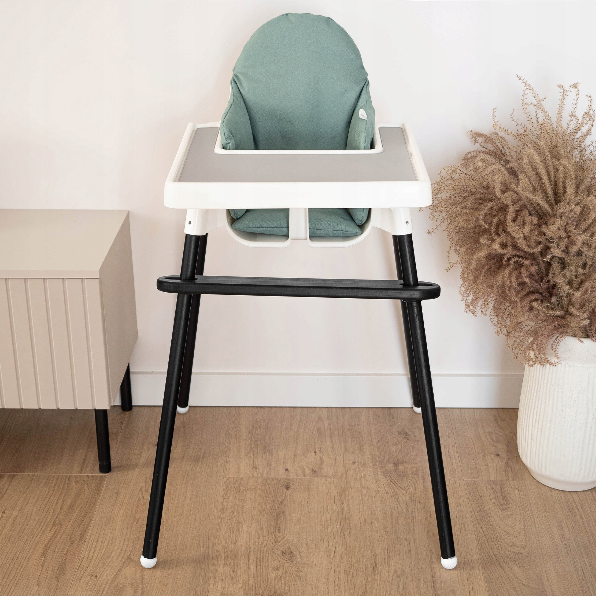 Set: Adjustable footrest + IKEA Antilop veneer BLACK style Brand aMami