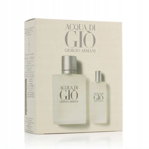 Set Armani Acqua Di Gio Pour Homme Edt 100ml + Edt 15ml