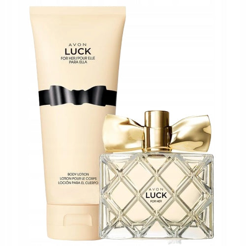 Set Avon Luck For Her EDP + lotion