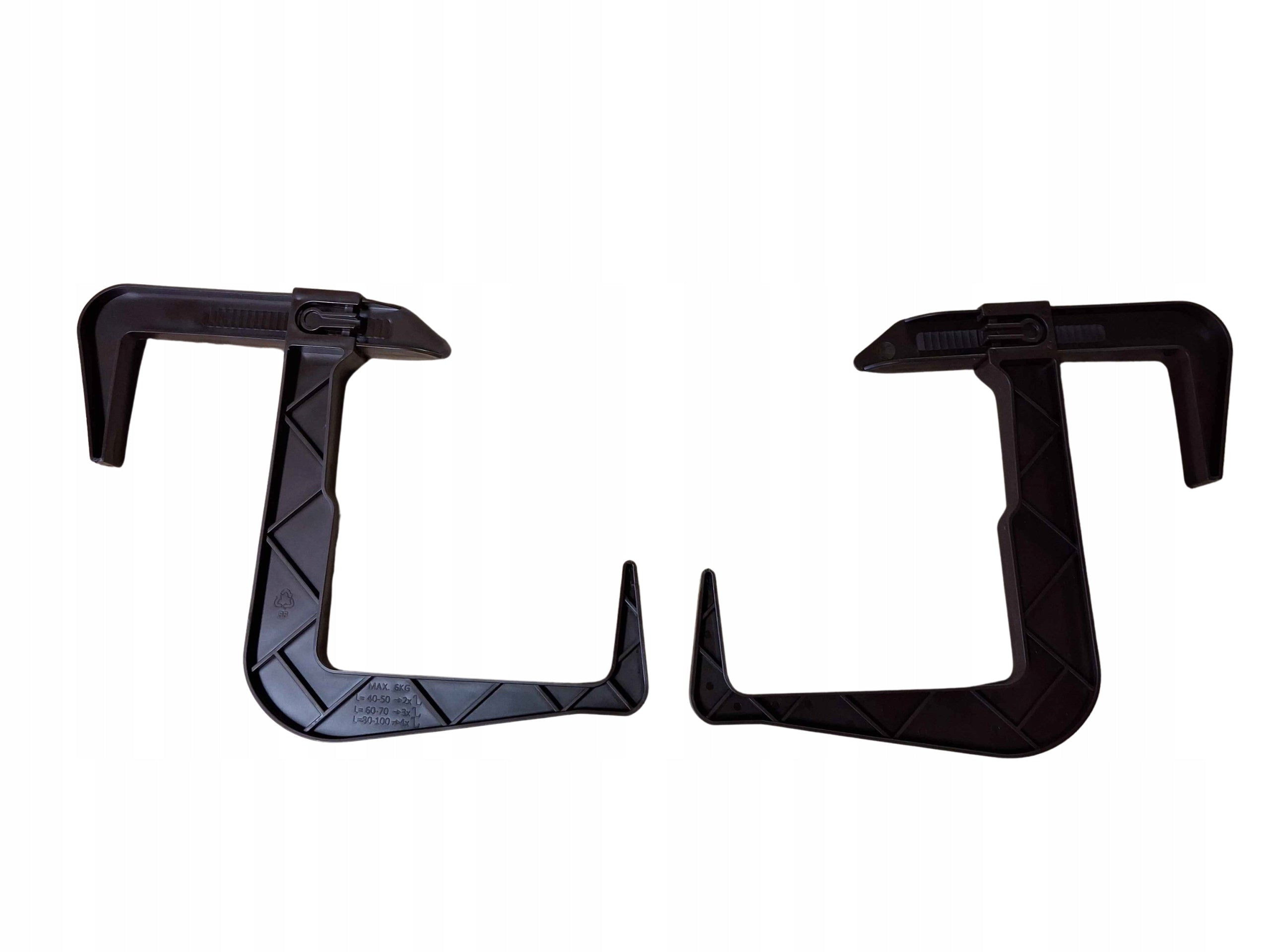 Set Balcony box stand handles 50 cm Bronze Balcony Terrace Product height 13 cm