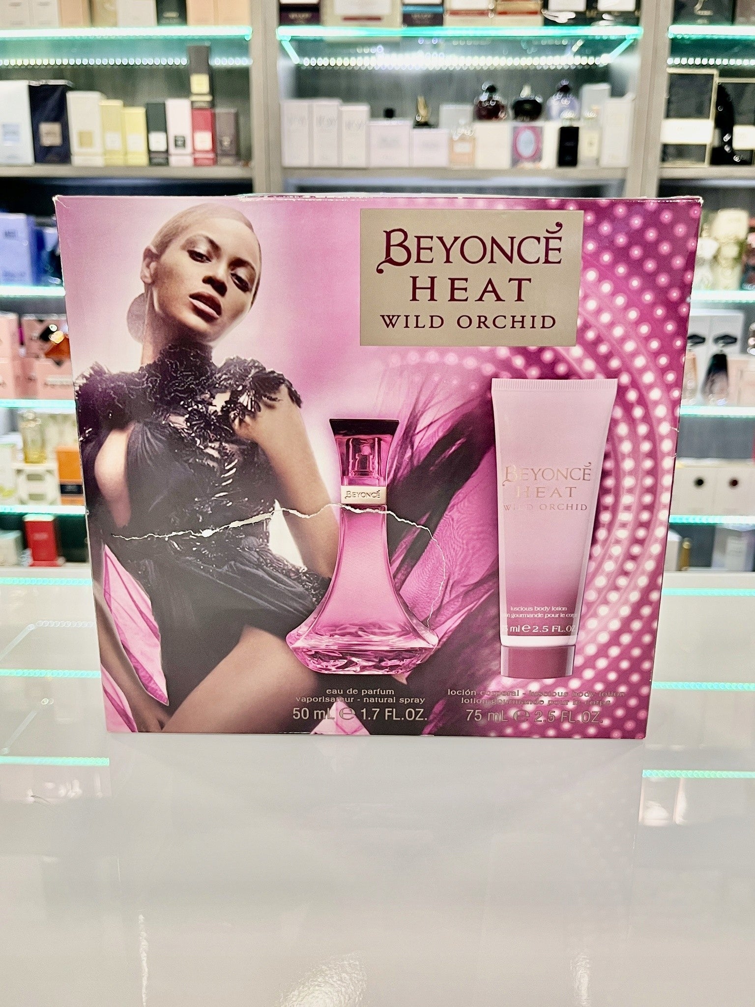 Set Beyonce Heat Wild Orchid Eau De Parfum UNIQUE Set 50ml Packaging status original
