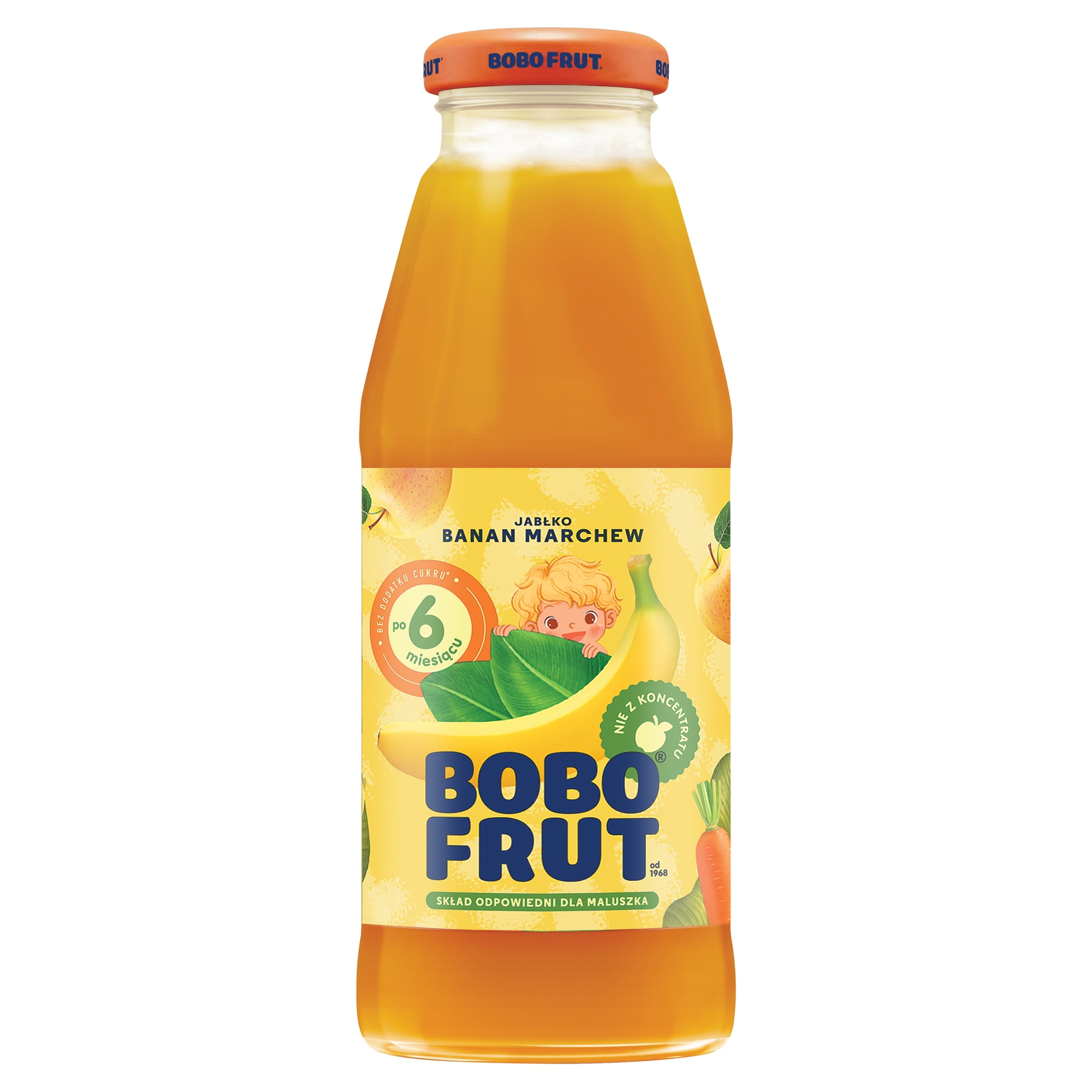 Set Bobo Frut Fruit and vegetable nectar apple banana carrots 300 ml x12 Manufacturer code 8445290594358
