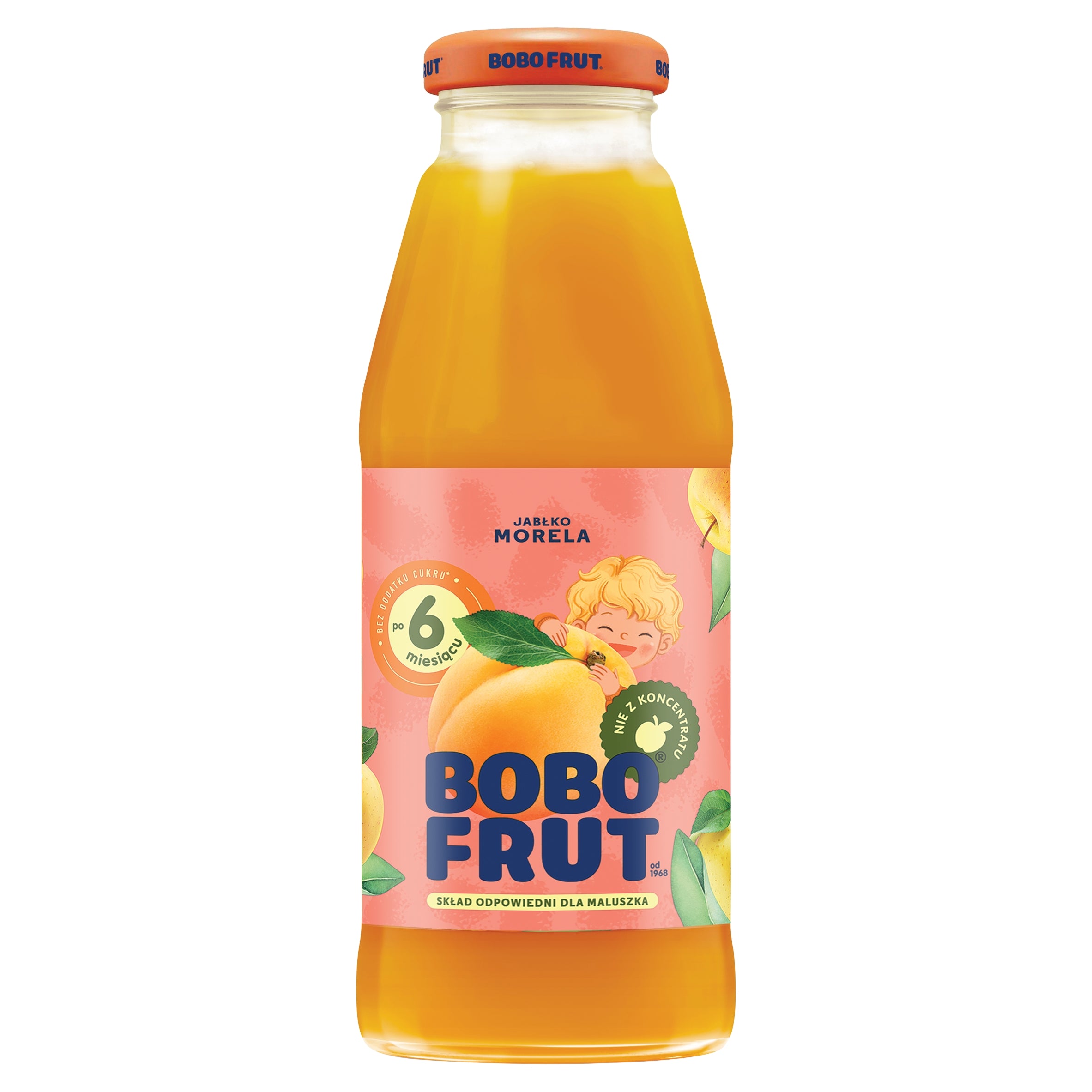 Set Bobo Frut Fruit nectar apple apricot after 6 months 300 ml x12 Manufacturer code 8445290594402
