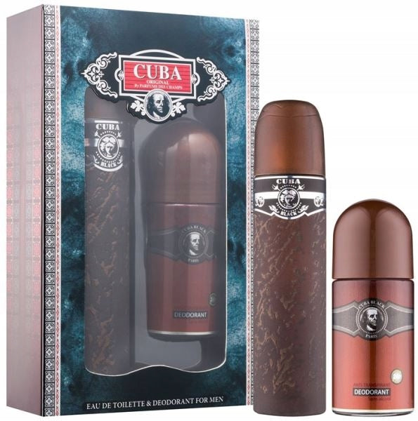 Set Cuba Black 100ml.+Roll On 100ml. Set Prez. * Cuba Original Paris
