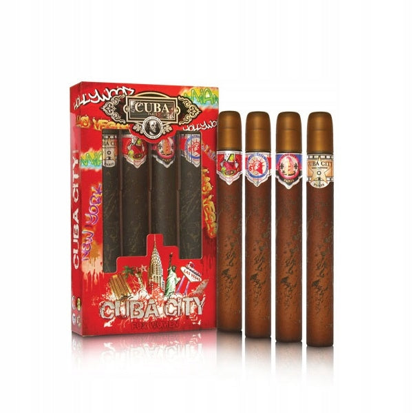 Set Cuba City for Women 4x35ml. *Cuba Original Paris