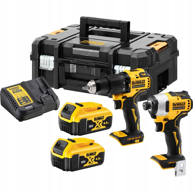Set Dewalt 18V Drill Impact Driver XR Cordless Batteries NEW EAN (GTIN) 5035048723692