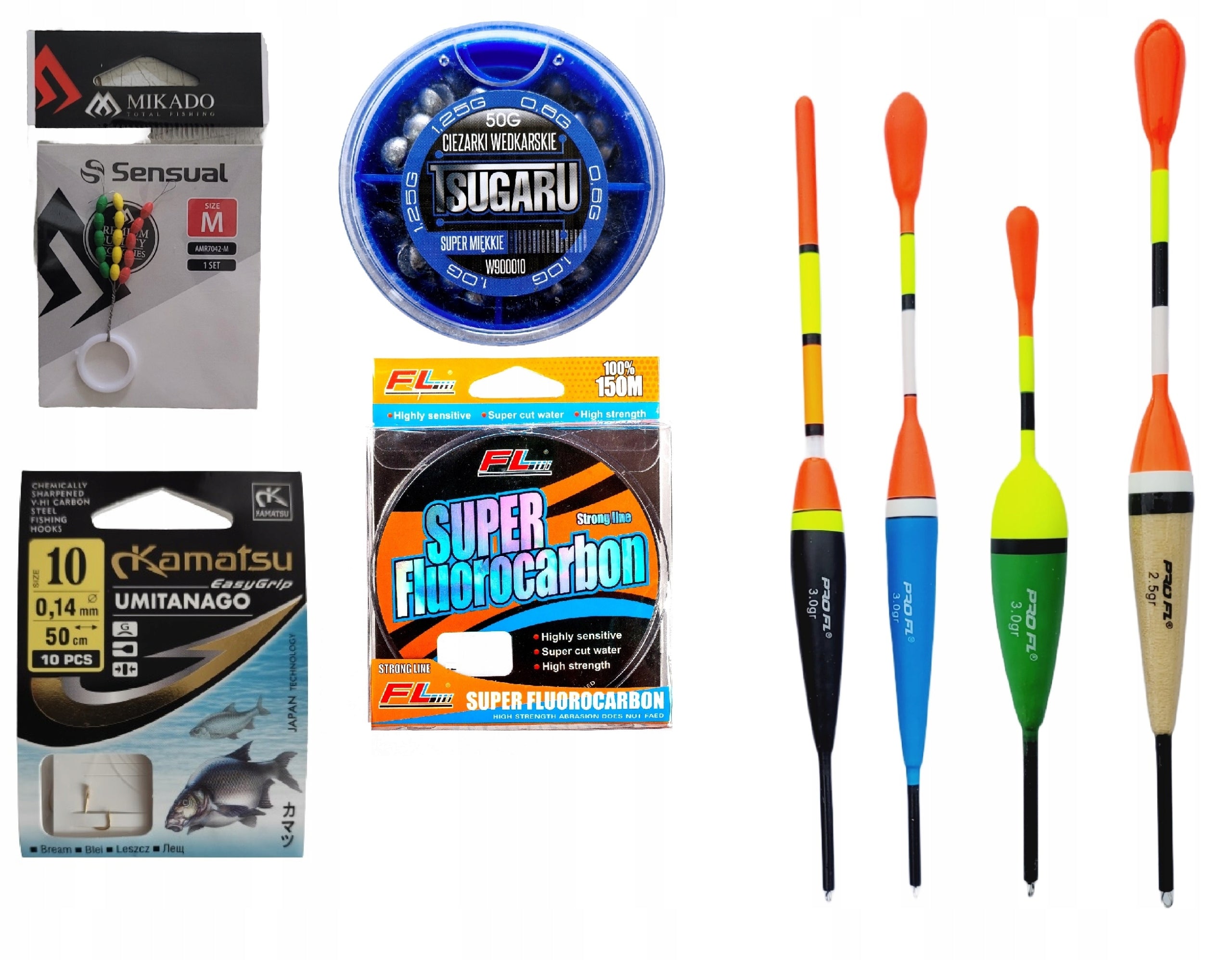 Set Fishing rod set reel float hooks fishing accessories Model Zestaw gruntowy feeder Jaxon method feeder