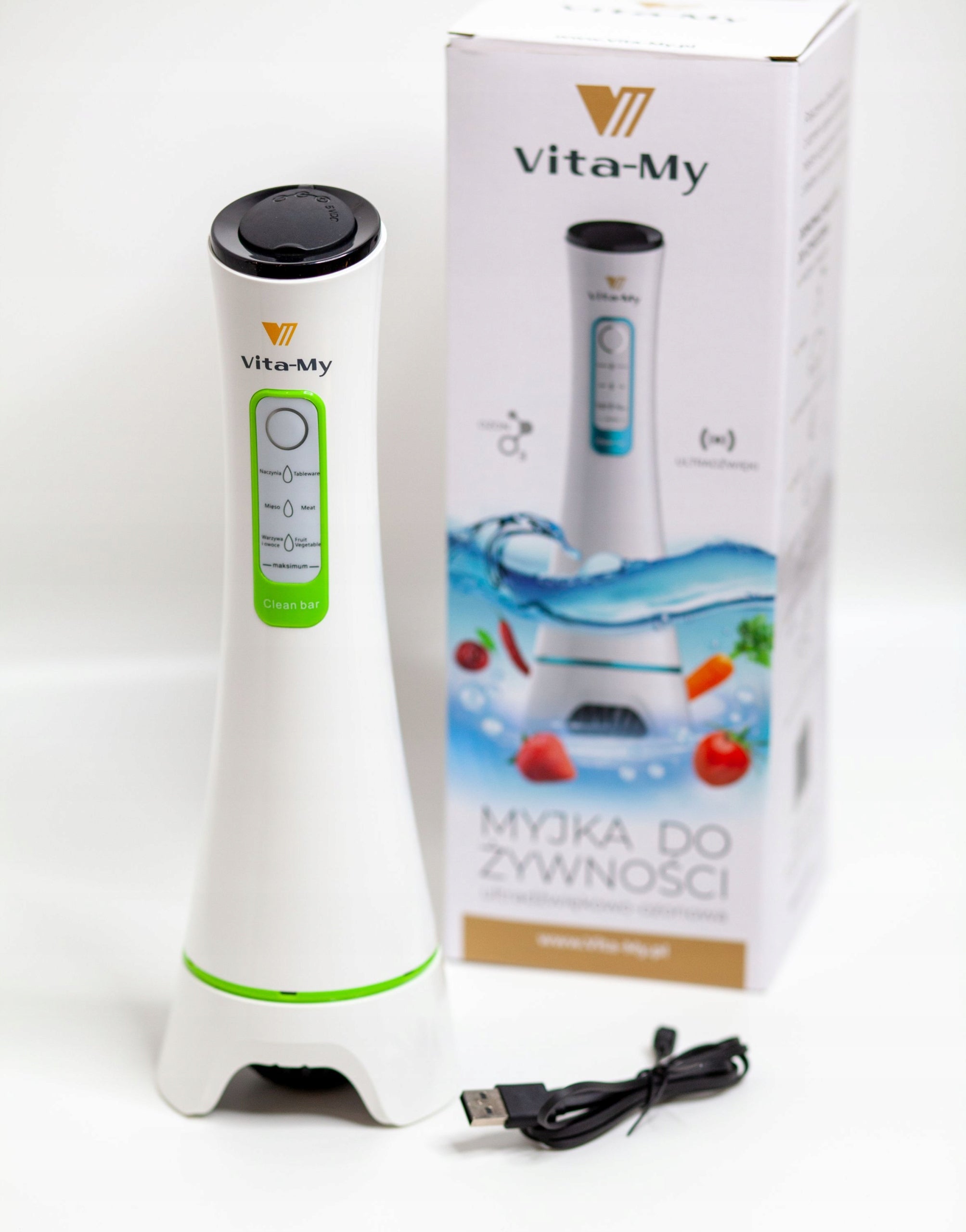 Set: Food ozonator washer Vita-My 10 W ultrasound ozonation Maximum steam pressure 4.5 bar