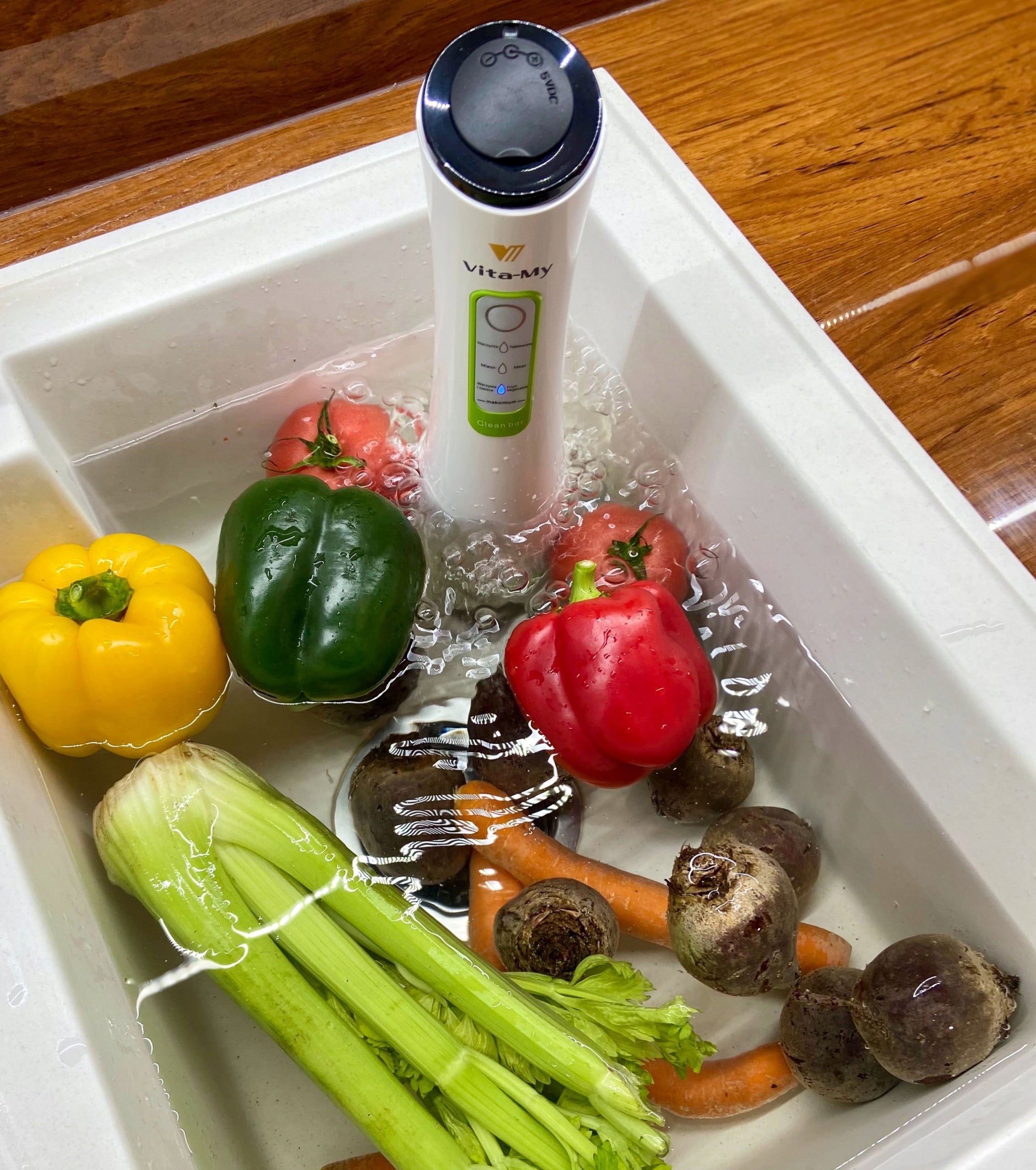 Set: Food ozonator washer Vita-My 10 W ultrasound ozonation Power 10 W