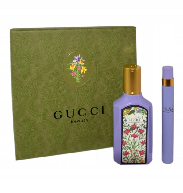 Set Gucci Flora Gorgeous Magnolia Edp 50ml + Travel Spray 10ml